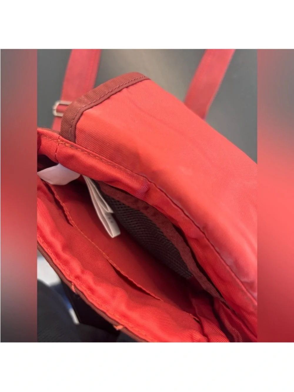 The North Face Quilted Maroon Crossbody Bag for Women - Picture 3 of 5